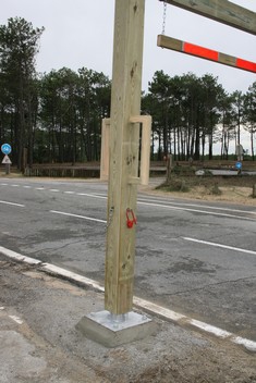 détail bavette ,cadenas